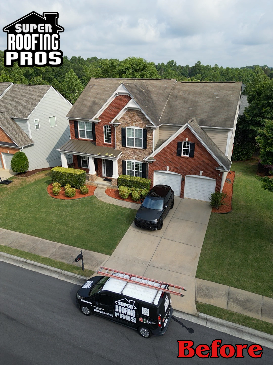 adler house before work - Super Roofing Pros